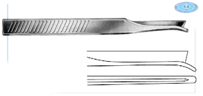 Silver (Frenchay) Nasal Chisel straight  18cm, S/S تشيزل  قاطع عظام الانف ( جارد استيتوم ) مستقيم 18 سم انجليزي SNAA