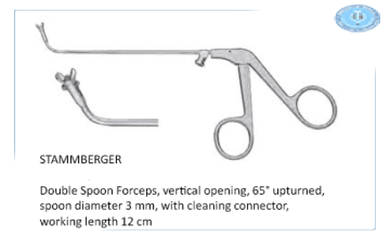 Stammberger Antrum Forceps , Doubled spoon forceps انجليزي SNAA              جيراف