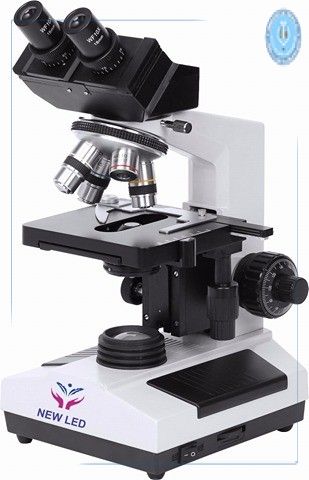 Microscope new led  ميكروسكوب بسعر مميز تصميم  معدني اضاءة ليد