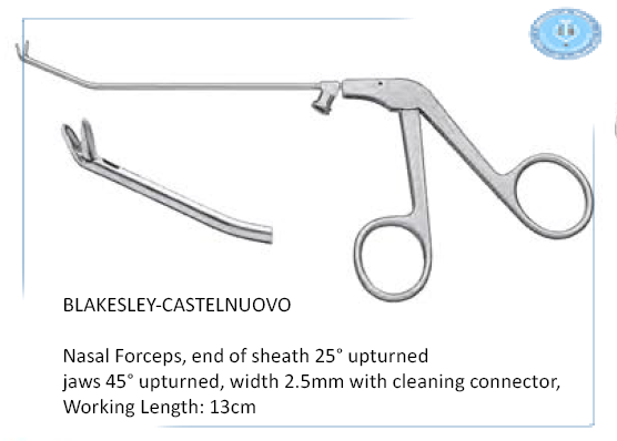 Blackselly Castelnuovo  Nasal forceps  working length 13cm انجليزي SNAA