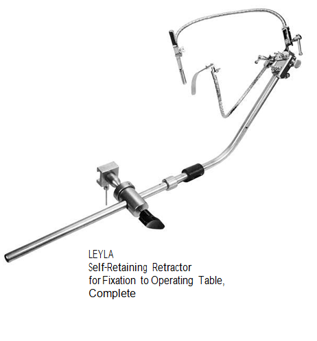 Leyla Self-Retaining Retractor, for fixation to operating table, complete مباعد ليلي 