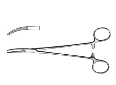 Sawtell , Tonsil Forceps curved 18cm جفت ساويتل  ماسك لوزة منحنى 18 سم ستانلس انجليزي اصلي  ضمان سنة SNAA
