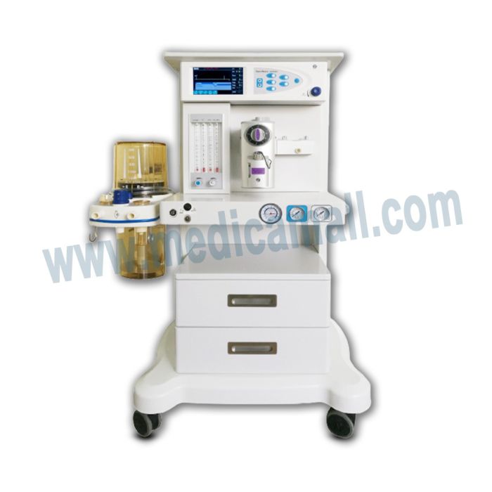 جهاز تخدير anesthesia machine 201A ChenWei  شاشة 7بوصة، مزود بجهاز تنفس داخلى، دائرة closed and open  وبطارية 90 دقيقة