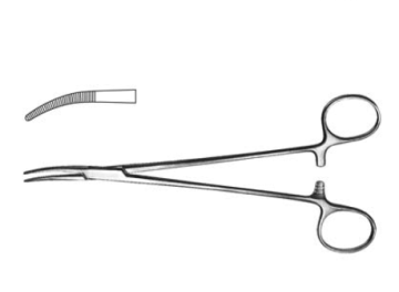 Sawtell , Tonsil Forceps curved 18cm جفت ساويتل  ماسك لوزة منحنى 18 سم انجليزي SNAA